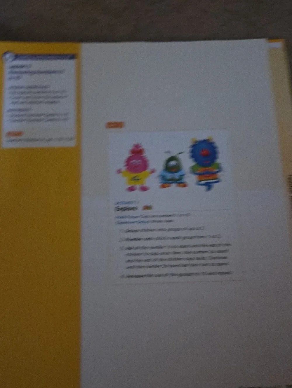 Kindergarten A Teacher's Edition - Blue & Yellow